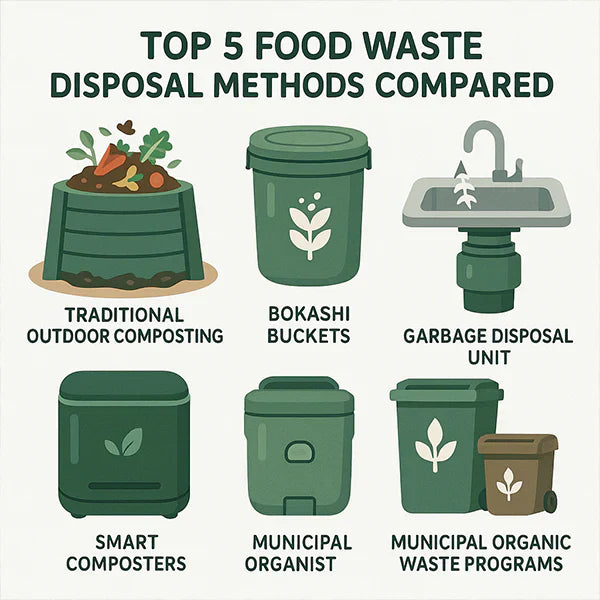 🌱 What Is The Best Food Waste Disposal Method? – Which One Should You Choose?