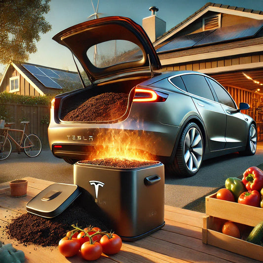 Tesla Owners Are Using Car Battery Heat to Supercharge Backyard Composting 🌿🔋