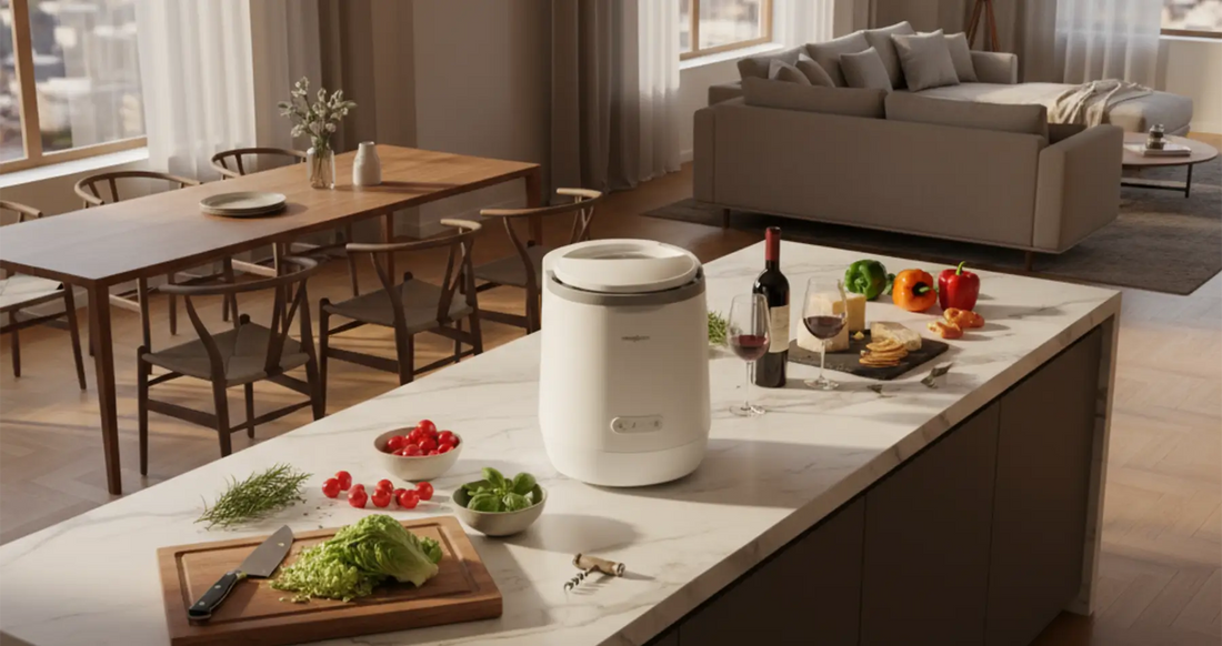 Moreborn MB4: The Ultimate Electronic Food Recycler — The Smart Composter for Any Kitchen Countertop
