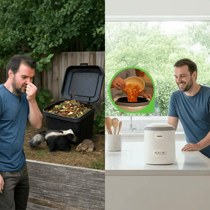 Electric Kitchen Composter Food Recycler Self Composting Bin