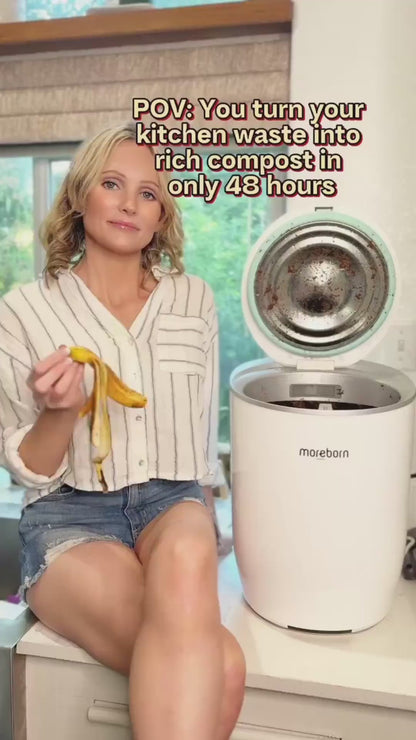 The World's Largest 12L/3.5 Gal Electric Composter. Feed your garden, not the landfill.